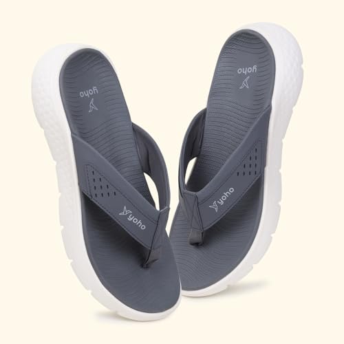 Image of YOHO Snugly 005 Slippers For Men | Cushioned Support | Lightweight Grip | Breathable Comfort | Long-Lasting Build