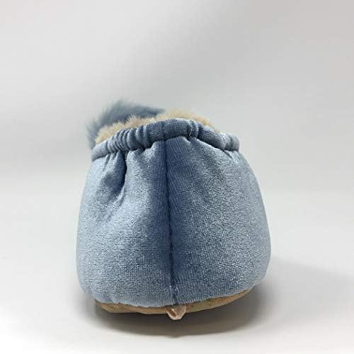 ooohyeah Women’s Pom Pom Blue Pom pom Slippers M (Shoe Size 7/8) | Image 5