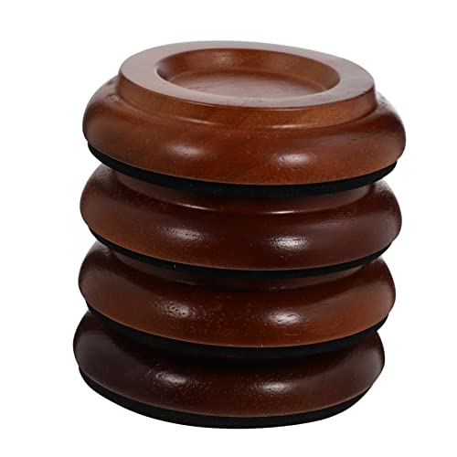OSALADI 4pcs Anti-Skid Piano Foot Pad Soundproof Rug for Piano Wooden Floor Protector