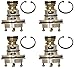 TORQUE 4 Pack of NEW Purge Valve for AD-IS & AD-IP Air Dryers (Replaces Haldex Bendix 800404 65626 800404X) (4 x TR800404)