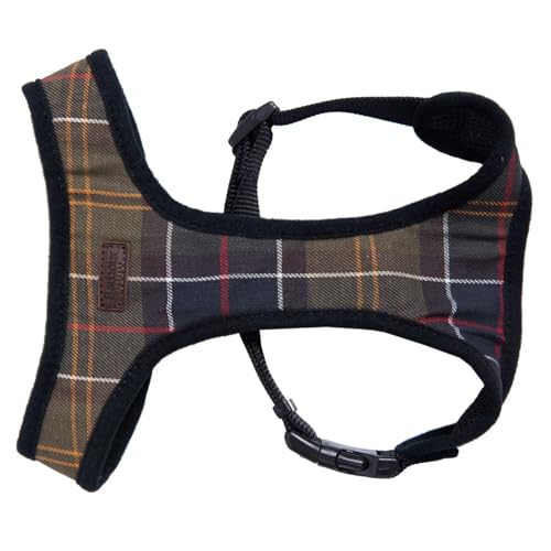 Barbour Hundegeschirr für Reisen und Übung DAC0011TN11 Farbe Tartan, Siehe Foto, L