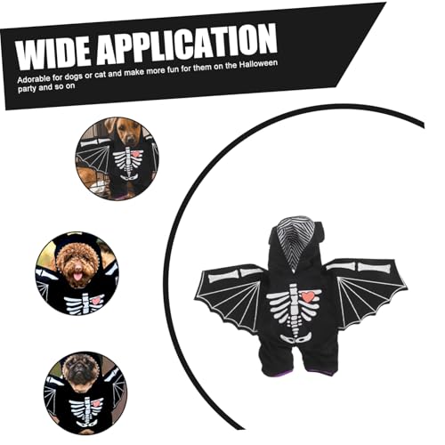Disfraz para perro estilo murciélago Halloween SEWACC miniatura 6