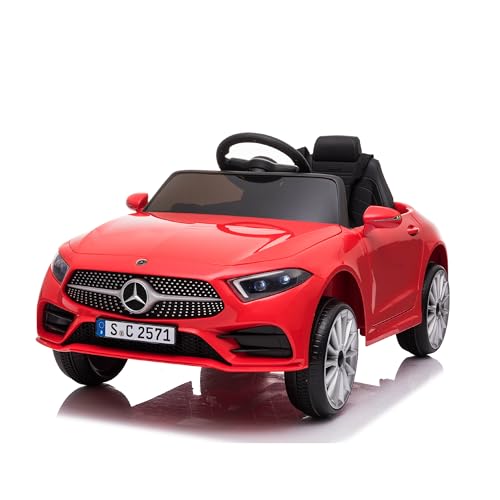 Baroni Toys Macchina Elettrica per Bambini Mercedes AMG Baby car Elettrica Full Optional Rossa, Auto...