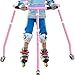 KQFCAZRE for Kids Rollers Skating Accessories Adjustable Height Training, Pink
