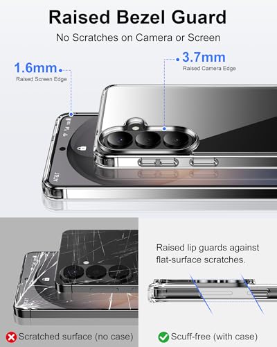 Image of HOOMIL Case for Samsung Galaxy S26, Anti-Yellowing, Crystal Clear