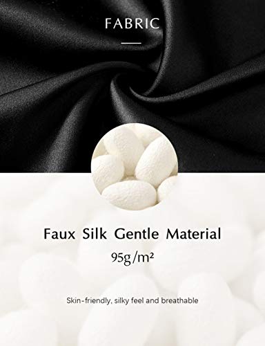 Prodesign Satin Kimono Robe Long Bath Robe With Ostrich Feather Trim Sleepwear Wedding Bridesmaid Robe #TOP6