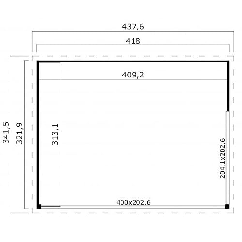 Domeo 4 + Domeo 4 Al pack ISO Log Cabin Wooden Garden Room Timber Summerhouse Home Office - Image 3