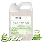 DMSOSTORE Aloe Vera Gel,128 oz (3.63kg), Alcohol-Free, Made From Purified Aloe Vera Inner Leaf, Soothing, Skin Moisturizing, Hydrating