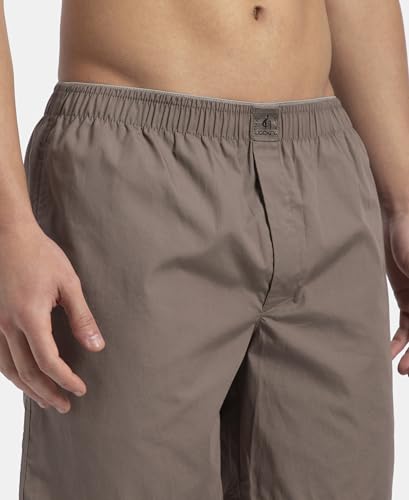 Image of Jockey MC10 Men Super Combed Mercerized Cotton Woven Fabric Boxer Shorts