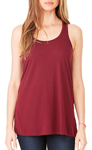 Bella+Canvas Womens Modern/Fitted, Maroon, Medium Deal