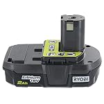 Ryobi P190 2.0 Amp Hour Compact 18V Lithium Ion Battery w/ Cold Weather Performance and (Charger Not Included / Battery…