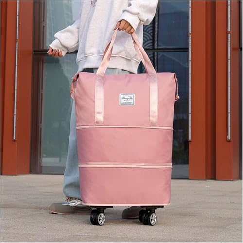 Kulken Travel Bag with Wheels, 2025 New Large Capacity Travel Bag - Universal Wheel Removable (Blue)3