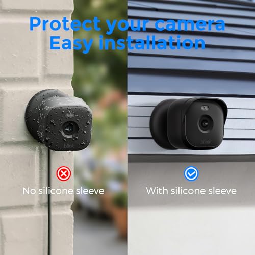 honecumi Blink Mini 2 etui ochronne na aparat fotograficzny – silikonowe etui ochronne z osłoną przeciwsłoneczną, odporne na warunki atmosferyczne i kurz, do użytku wewnątrz i na zewnątrz, dokładnie