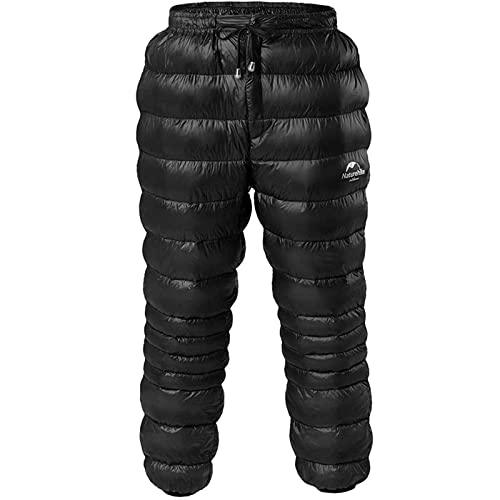 Naturehike Spodnie puchowe Spodnie z puchu gęsiego Spodnie termiczne Damskie męskie spodnie narciarskie Spodnie śnieżne Spodnie zimowe Ciepłe spodnie z puchu gęsiego Wodoodporne (XL)
