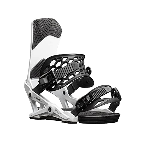 Jones Snowboards Meteorite Bindings, Cloud White, Large #TOP3