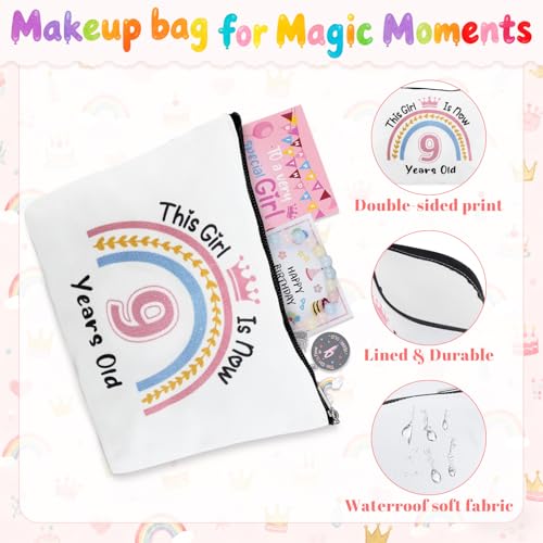 Belillpipi 9 Year Old Girl Gifts for Birthday, Birthday Gift for Girls Age 9, 25 oz Tumbler Set for Girl, Presents for 9 Year Old Girls, Daughter, Sister, Niece, Granddaughter - Image 2