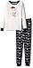 Gymboree Big Girls' Black Skeleton Graphic Tight-Fit Pajamas