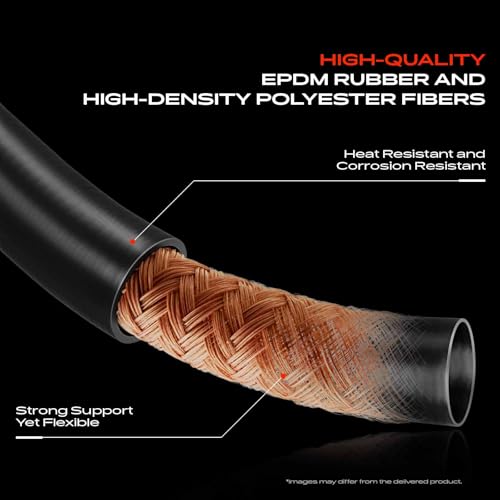 Frankberg Wąż chłodnicy od termostatu do pompy wodnej, kompatybilny z M.i.n.i R55, R56, R57, R58, R59, R60, R61, 1,4 l, 1,6 l, 2006-2016, zamiennik # 11537589713, 11537541845