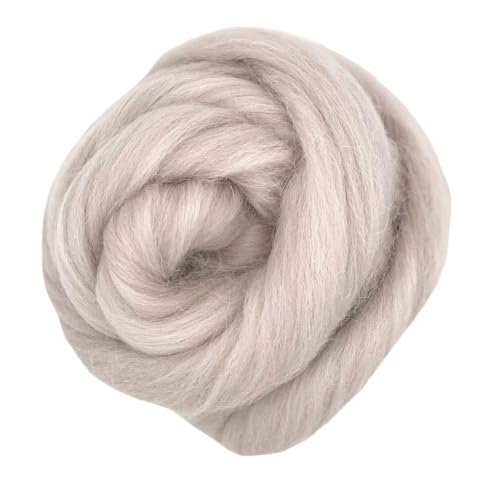theofeel Spinnfasern Merino Alpaka hell beige 50g