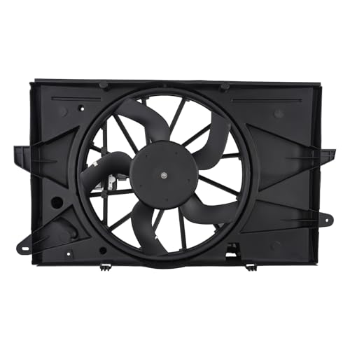 Image of maXpeedingrods 621-045 Radiator Cooling Fan for Ford Taurus Single Fan 2008-2012 with Control Module, for Mercury Sable 2008-2009, for Lincoln MKS 2009-2012, 621890 8G1Z8C607A 8G1Z8C607B FO3115174