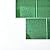 Set of 9 Ceramic Tiles 3.94 x 3.94" Solid Color Versatile and Long-Lasting Wall and Floor Decor Backsplash Kitchen Bathroom (Emerald Green)