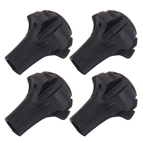 BESPORTBLE 4Pcs Shockproof Trekking Pole Foot Covers Non- Slip Trekking Pole Pads