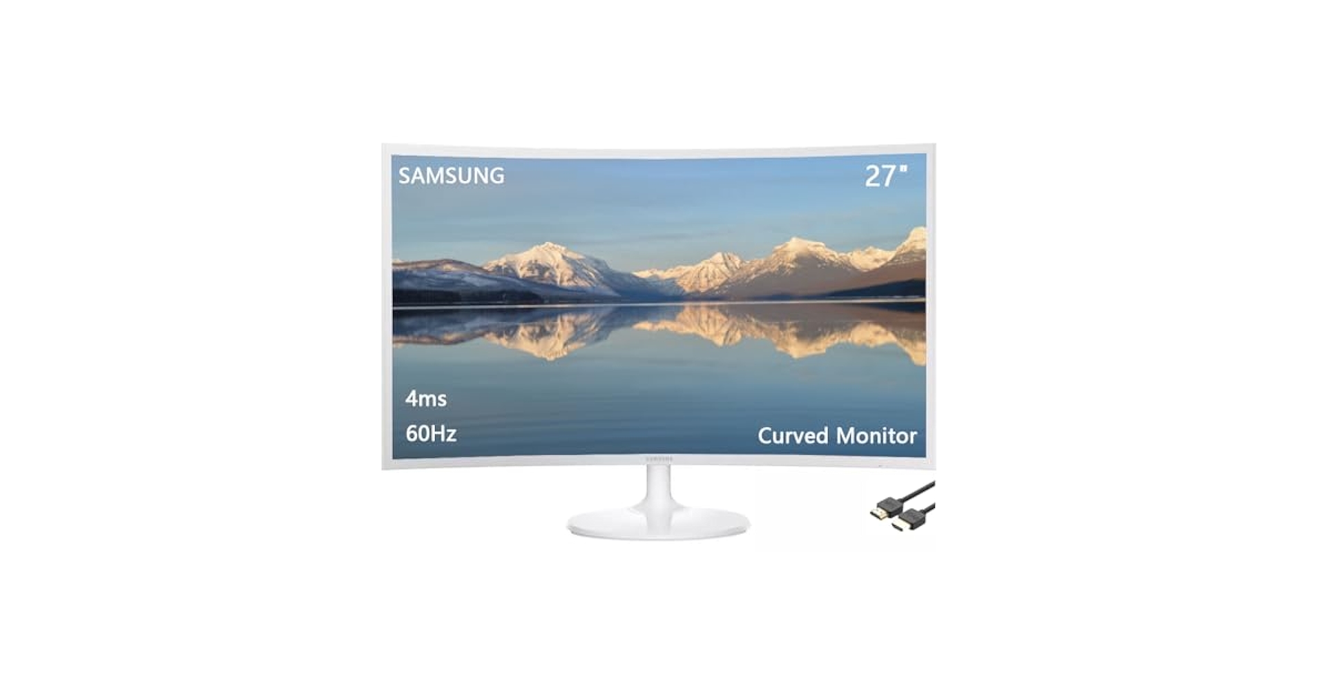 CPU LED Curved White Monitor 27 inches Amazon.com: CUNPU 27 Inch 4K White Monitor, 73Hz Refresh