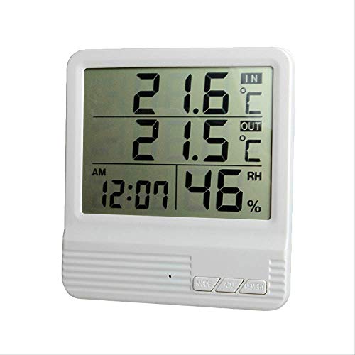 Large screen Indoor and outdoor electronic temperature and humidity meter