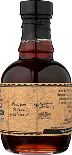 Woods Vermont Hickory & Oak Smoked Maple Syrup, 8.45 Oz #TOP3
