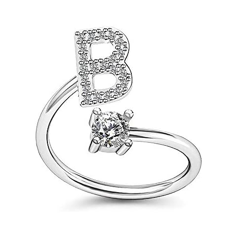 HUJUON Adjustable Initial B Ring Cover