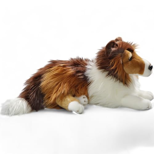 Carl Dick Collie liegend, Hund, Plüschtier, Kuscheltier, ca. 44cm 3551