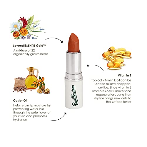 Image of Paul Penders Handmade Natural Cream Lipstick For A Natural Look Peony 4g, Vegan & Cruelty-Free