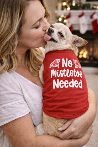 Camiseta Divertida de Navidad para Perros Rojo XL miniatura 2