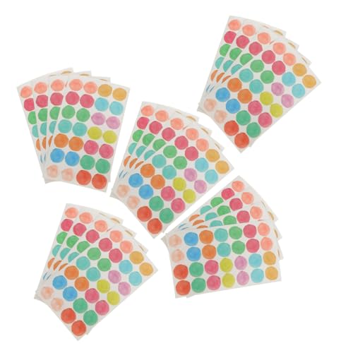 HOLIDYOYO 20枚 活?紙補孔保護ステッカー 穴補強ラベル 強化シール バインダー用 書類 ルーズリーフ カレンダー対応 オフィス 学校 家用