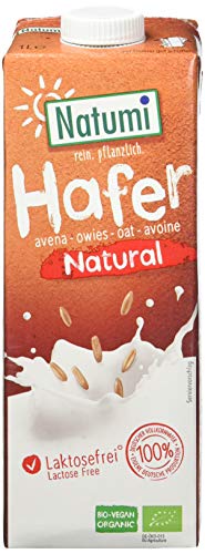 Natumi Haferdrink Natural Ungesüßt, Hafer Drink zum Backen Kochen, Neutral, 1000 ml (12er Pack) Cover