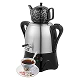 Multifonction : Notre bouilloire turque peut être utilisée comme bouilloire électrique, théière ou cafetière. Grâce à sa théière en acier inoxydable, vous pouvez facilement faire bouillir de l'eau ou infuser une variété de thés.