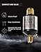LE LEMATEC Air Compressor Water Separator, Compressed Air Dryer with Drain Valve, Inline Moisture Filter for HVLP Spray Paint Gun, Sand Blaster, Plasma Cutter & Other Air Tools (AI303-C1)