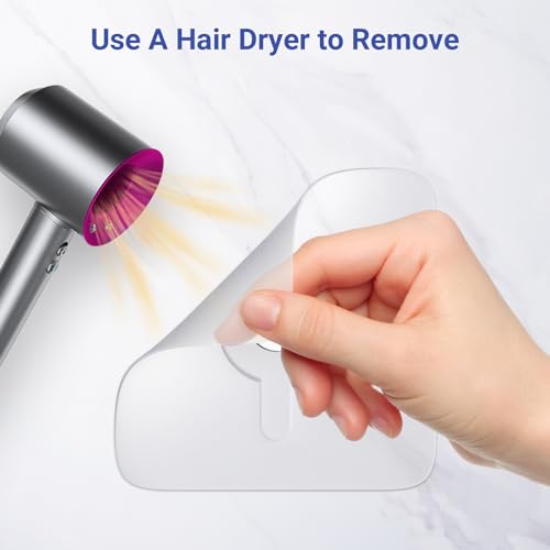 Aweshock Picture Hangers Without Nails, Nail Free Wall Hangers,20 Counts Adhesive Wall Hooks For Hanging With Waterproof And Oilproof,13 Lbs Load Max thumb #4