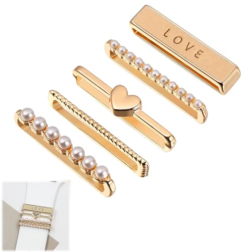 Beejune Apple Watch Charm - Metall Diamant Dekorative Bling Schmuck für Smartwatch Uhrenarmband