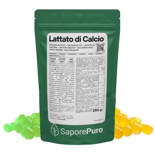 Saporepuro Lattato di calcio in polvere 250 gr