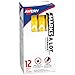 Avery 08882 MARK A LOT Large Desk-Style Permanent Marker, Chisel Tip, Yellow (Pack of 12)