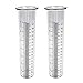 JOYBee 7inch Garden Glass Rain Gauge Replacement Tubes for Yard Garden Outdoor(Pack of 2)