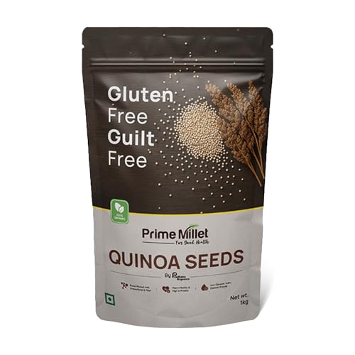 Image of Prime Millets Quinoa Seeds 1kg | High Protein Superfood | Weight Loss & Diabetes Friendly | Gluten Free | Rich in Fiber