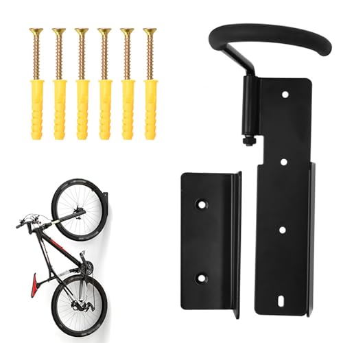 Portabiciclette Supporto Parete Bicicletta,Salvaspazio Portabici Da Muro,Appendi Bici Da Muro,Rotante Portabici A Parete,Supporto Da Girevole Per Biciclette,Regolabile Gancio Per Bicicletta Verticale