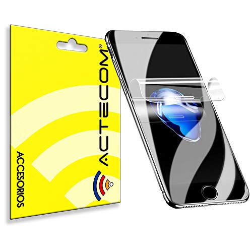 actecom® PACK 2X Protector de Pantalla TPU Hidrogel compatible con Iphone SE 2 2020 Flexible Membrana Lámina Protectora Cubierta Protectora (2 unid.)