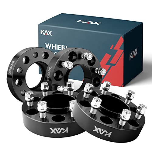 KAX 6x5.3 Wheel Spacers, Fit for F150 Expedition Navigator 4WD 2015-2022, Solid Hubcentric 38mm(1.5") Thick 14x1.5 87.1 Center Bore, Pack of 4
