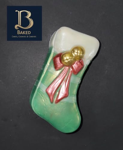 Miniatura 2 de Calcetín de Navidad con campanas para verter molde de caramelo de chocolate