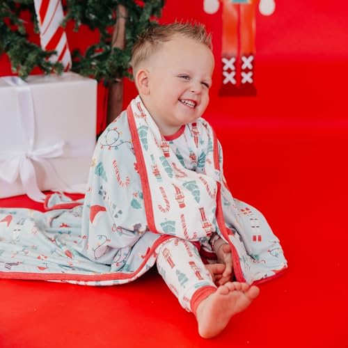 Image of Copper Pearl Jumbo 3-Layer Baby Blanket: Soft Baby Quilts for Boys and Girls | Breathable, Cozy, Toddler Blanket | Baby Quilt for Newborns | 46x46 Premium Polyester /Rayon | Nicholas