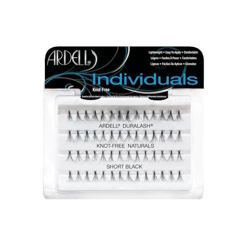 ARDELL Individuals Duralash Knot-Free Naturals. Pestañas Postizas Individuales - Longitud Corta - Sin Nudo. Contiene 56 Pestañas Postizas Individuales - 56 Unidades