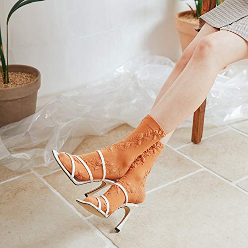 Women Floral Lovely Design Cotton Socks2